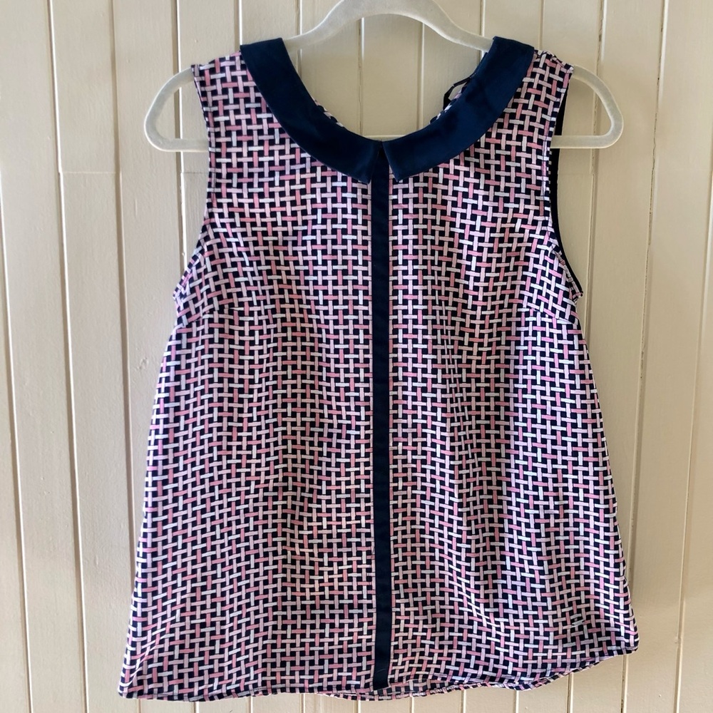 🍄 2/12$ Tommy Hilfiger Blue and White Blouse Classic Style